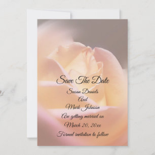 Reserva La Fecha Dreamy Yellow Rose Flower Boda