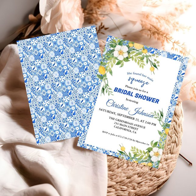 Reserva La Fecha Ducha de Novia Limón Main Squeeze y Baldosa Marroq (Subido por el creador)