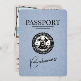Reserva La Fecha Dusty Blue Bahamas Passport ahorra la fecha