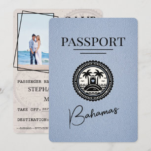 Reserva La Fecha Dusty Blue Bahamas Passport ahorra la fecha