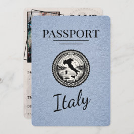 Reserva La Fecha Dusty Blue Italy Passport