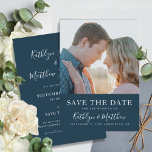 Reserva La Fecha Dusty Blue Modern Typography Simple Photo Boda<br><div class="desc">Dusty Blue Modern Typography Simple Photo Wedding Guarda La Tarjeta De Invitación De Fecha. Hágale saber a su familia, amigos y colegas que usted ha fijado una fecha para su celebración boda con esta elegante, elegante y moderna boda, ahorrando la tarjeta de invitación de cita. Todos los textos están preorganizados...</div>