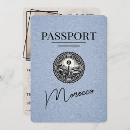 Reserva La Fecha Dusty Blue Morocco Passport Salven la fecha