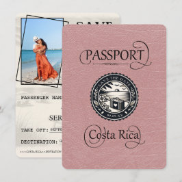 Reserva La Fecha Dusty Rosa Costa Rica Passport
