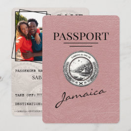 Reserva La Fecha Dusty Rosa Pasaporte de Jamaica Salve La Fecha