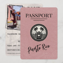 Reserva La Fecha Dusty Rosa Pasaporte de Puerto Rico