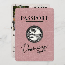 Reserva La Fecha Dusty Rosa Pasaporte República Dominicana