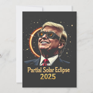 Reserva La Fecha Eclipse solar parcial 2025 Astronomía Trump