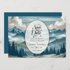 Reserva La Fecha Ecos a través del Boda de los Pines Misty