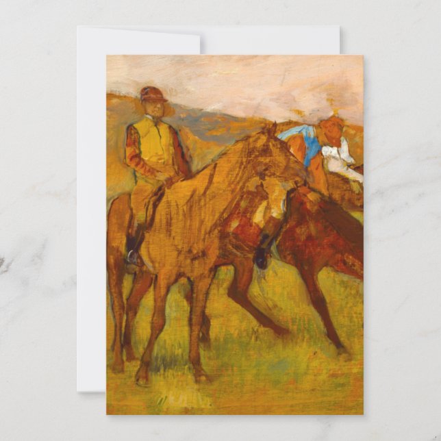 Reserva La Fecha Edgar Degas antes de la carrera (Anverso)