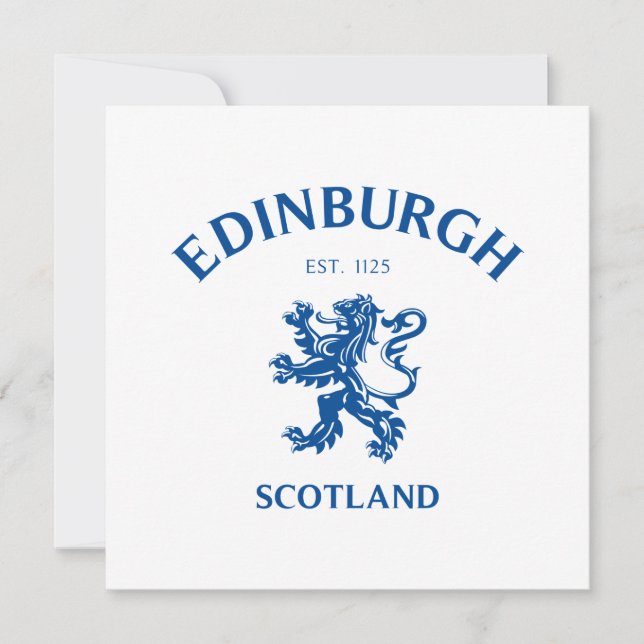 Reserva La Fecha EDINBURGH Scotland (Anverso)