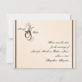 Reserva La Fecha Eggshell Elegance Wedding Save the Date