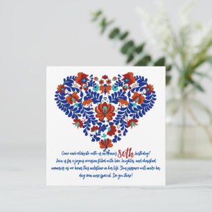 Reserva La Fecha El 80 aniversario de Nana / Matyo rústico húngaro