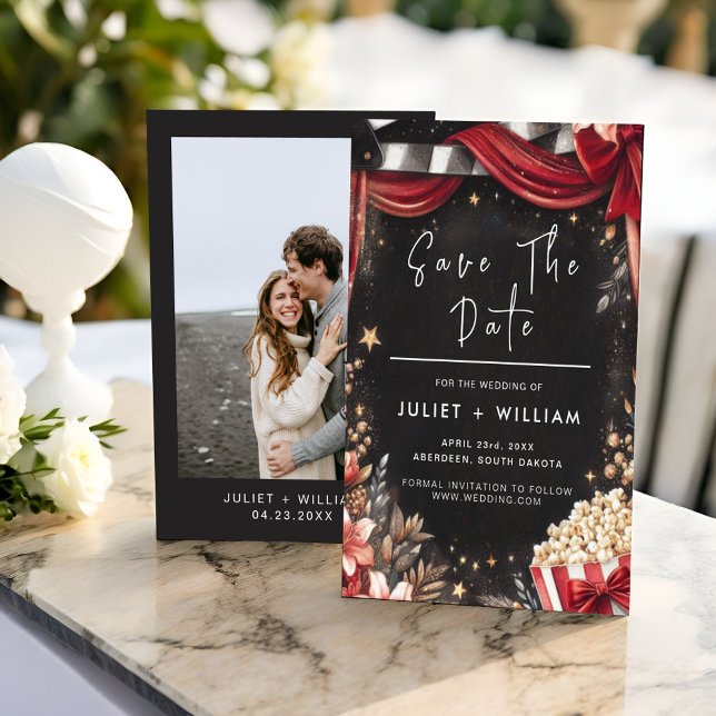 Reserva La Fecha El Boda más popular de los boletos de cine retro (Subido por el creador)