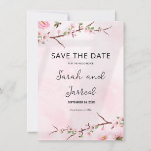 Reserva La Fecha El cerezo japonés sakura florece en Asia