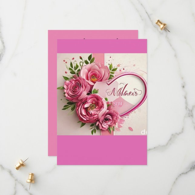 Reserva La Fecha el día de la madre permanezca juntos (Anverso/Reverso In Situ)