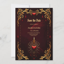 Reserva La Fecha El maravilloso arte de la elegancia gótica.