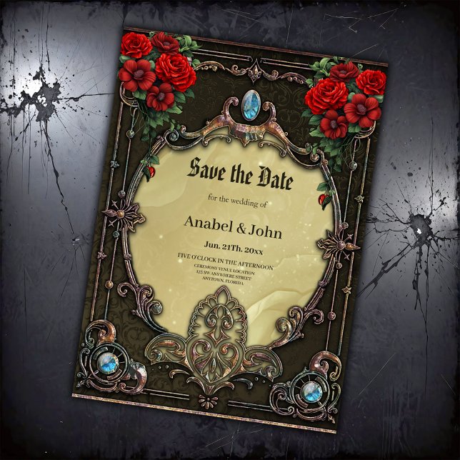 Reserva La Fecha El marco ostenta un diseño opulento (Subido por el creador)