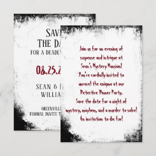 Reserva La Fecha El misterio del asesinato salva al Fiesta de fecha