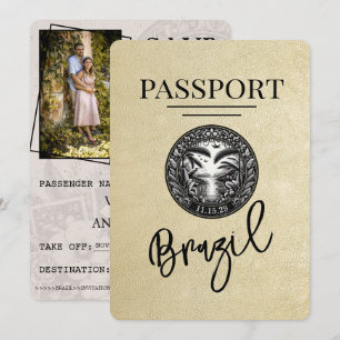 Reserva La Fecha El pasaporte brasileño de champagne salva la fecha