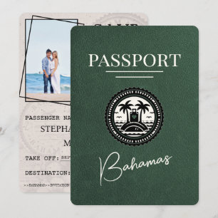 Reserva La Fecha El pasaporte verde de Bahamas salva la fecha