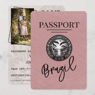 Reserva La Fecha El Rosa Dusty Pasaporte De Brasil Ahorra La Fecha