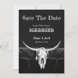 Reserva La Fecha El Rústico Occidental Negro Y Blanco Salvan La Fec