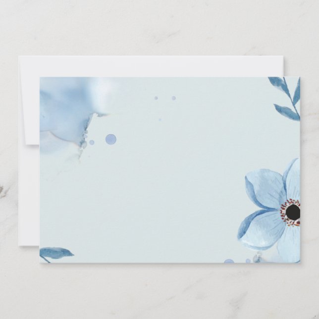 Reserva La Fecha Elegant Botanical Save the Date Printable Card (Anverso)