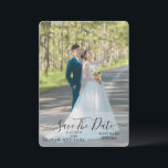 Reserva La Fecha Elegant Classic Black and White Caligraphy Wedding<br><div class="desc">-Capture the timeless beauty of love with this elegant black and white wedding photo, featuring intricate calligraphy. Perfect for couples seeking a sophisticated and classic touch for their special day, this beautiful image is ideal for wedding invitations, decor, or personal keepsakes. The contrast of black and white enhances the romantic...</div>