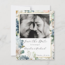 Reserva La Fecha Elegant Customizable Floral Save the Date Card