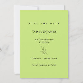 Reserva La Fecha Elegant Minimalist Save the Date Card | Modern