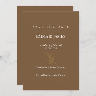Reserva La Fecha Elegant Minimalist Save the Date Card | Modern