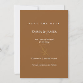 Reserva La Fecha Elegant Minimalist Save the Date Card | Modern