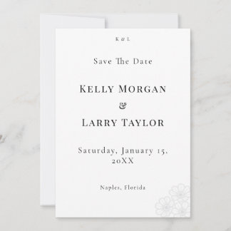 Reserva La Fecha Elegant Minimalist Save the Date Wedding Card