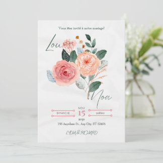 Reserva La Fecha Elegant Minimalist Wedding Invitation