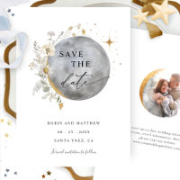 Elegant Photo Celestial Moon and Stars Wedding 