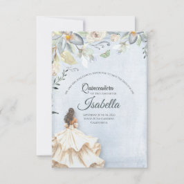 Reserva La Fecha Elegant Quinceanera 15th Birthday