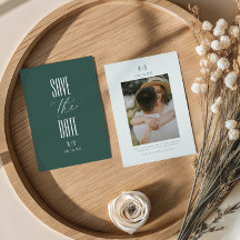 Elegant Timeless Script Photo Monogram Wedding