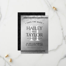 Elegante 11ª celebración del Aniversario del Boda 