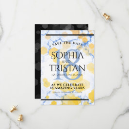 Reserva La Fecha Elegante 18º Aniversario del Boda de Porcelana