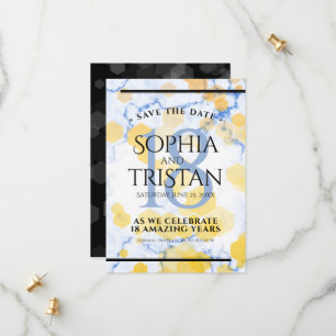 Reserva La Fecha Elegante 18º Aniversario del Boda de Porcelana