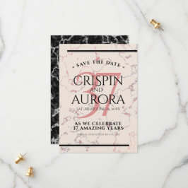 Reserva La Fecha Elegante 37° Aniversario del Boda de Alabastro