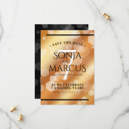 Reserva La Fecha Elegante 7.ª Celebración del Aniversario del Boda