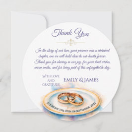 Reserva La Fecha Elegante acuarela Golden Rosa Anillos Bodas