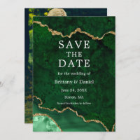 Elegante acuarela Marble Verde Agate Geode Photo