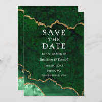 Elegante acuarela Verde Oro Marble Agate Geode