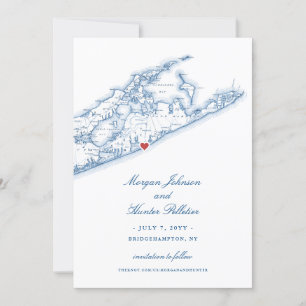 Reserva La Fecha Elegante Boda Bridgehampton de Tenis y Surf Club