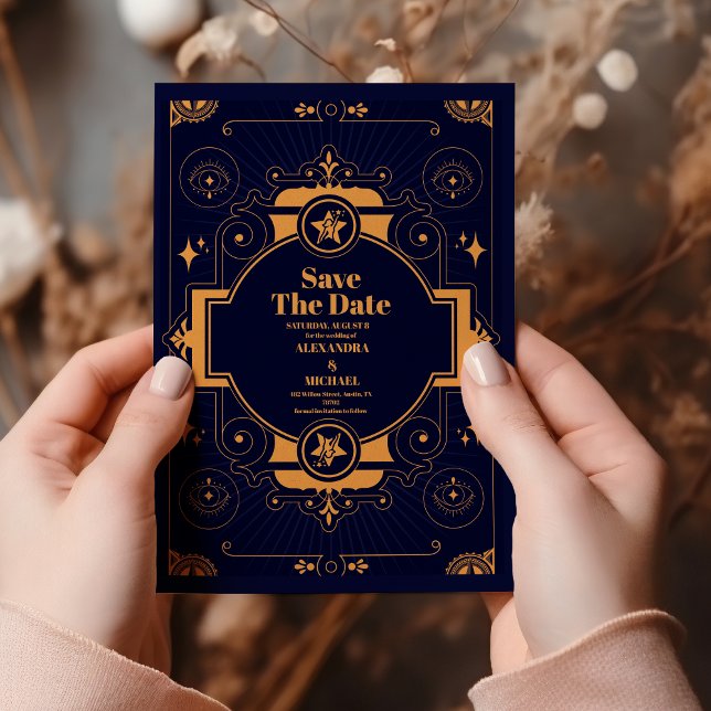 Reserva La Fecha Elegante Boda Celestial (Subido por el creador)