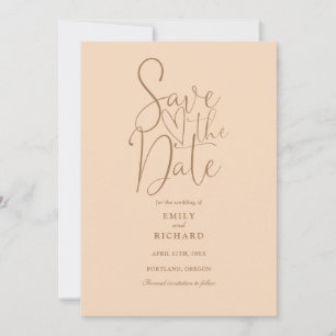 Reserva La Fecha Elegante Boda de almohadilla suave de escritura mo