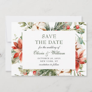 Reserva La Fecha Elegante Boda de bifurcación de color de agua de p